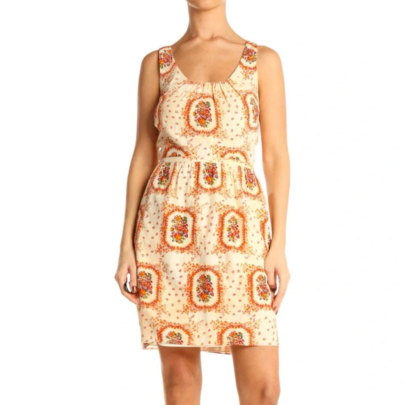 Madewell Floral Flora Mini‎ Silk Dress 2 - Picture 1 of 5